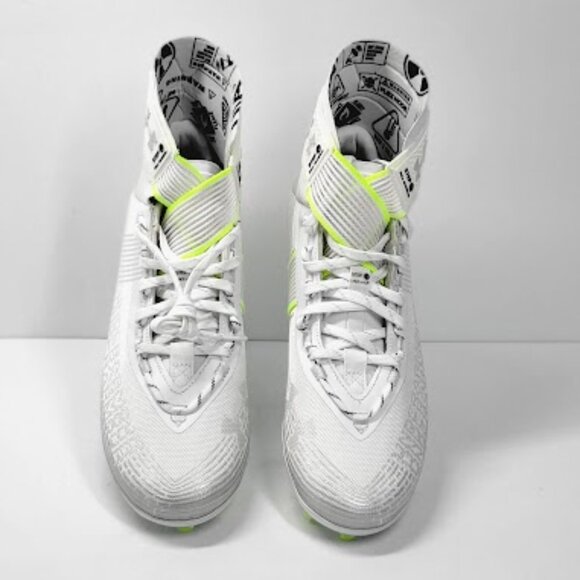 UNDER ARMOUR Highlight MC 3023716-106 White Men\'s Football Cleats Size 10.5 NEW main image 6